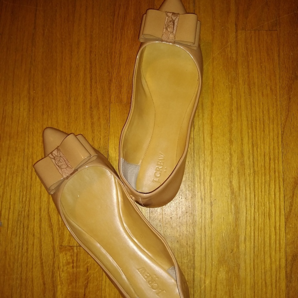 J. Crew Factory Emery Nude Flats